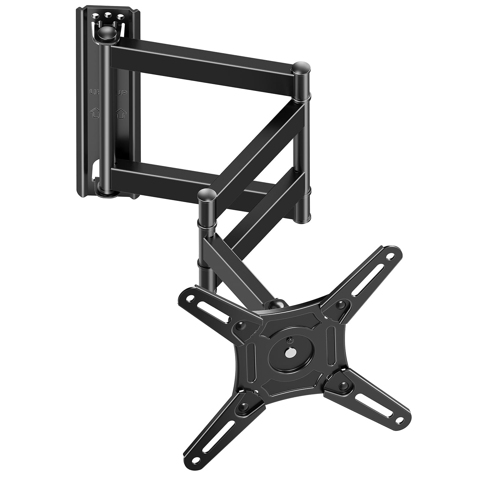 MOUNTUP Full Motion TV Wall Mount for Most 13-42 inch TVs 21 7 Long Extension Articulating Arm with