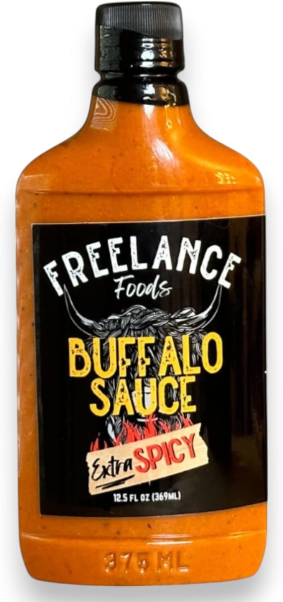 Extra Spicy Buffalo Sauce with Ghost Chili, 12 oz – Bold Heat, Buttery Textur...