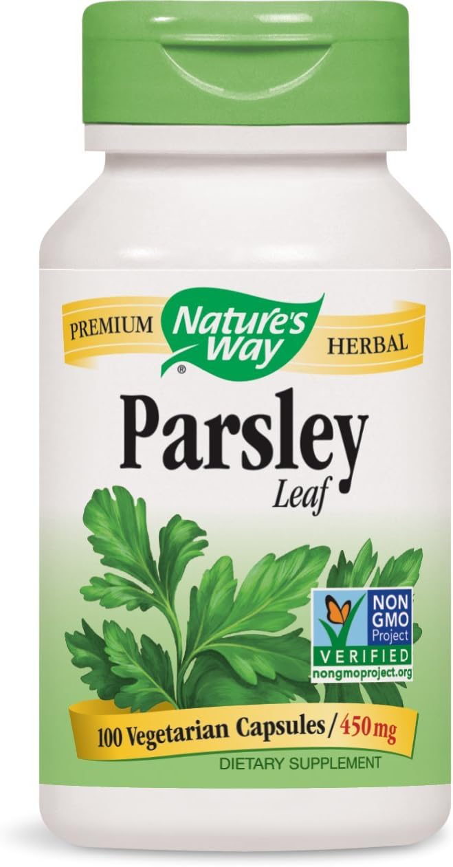 Nature's Way Premium Herbal Parsley Leaf 900 mg, 100 Count
