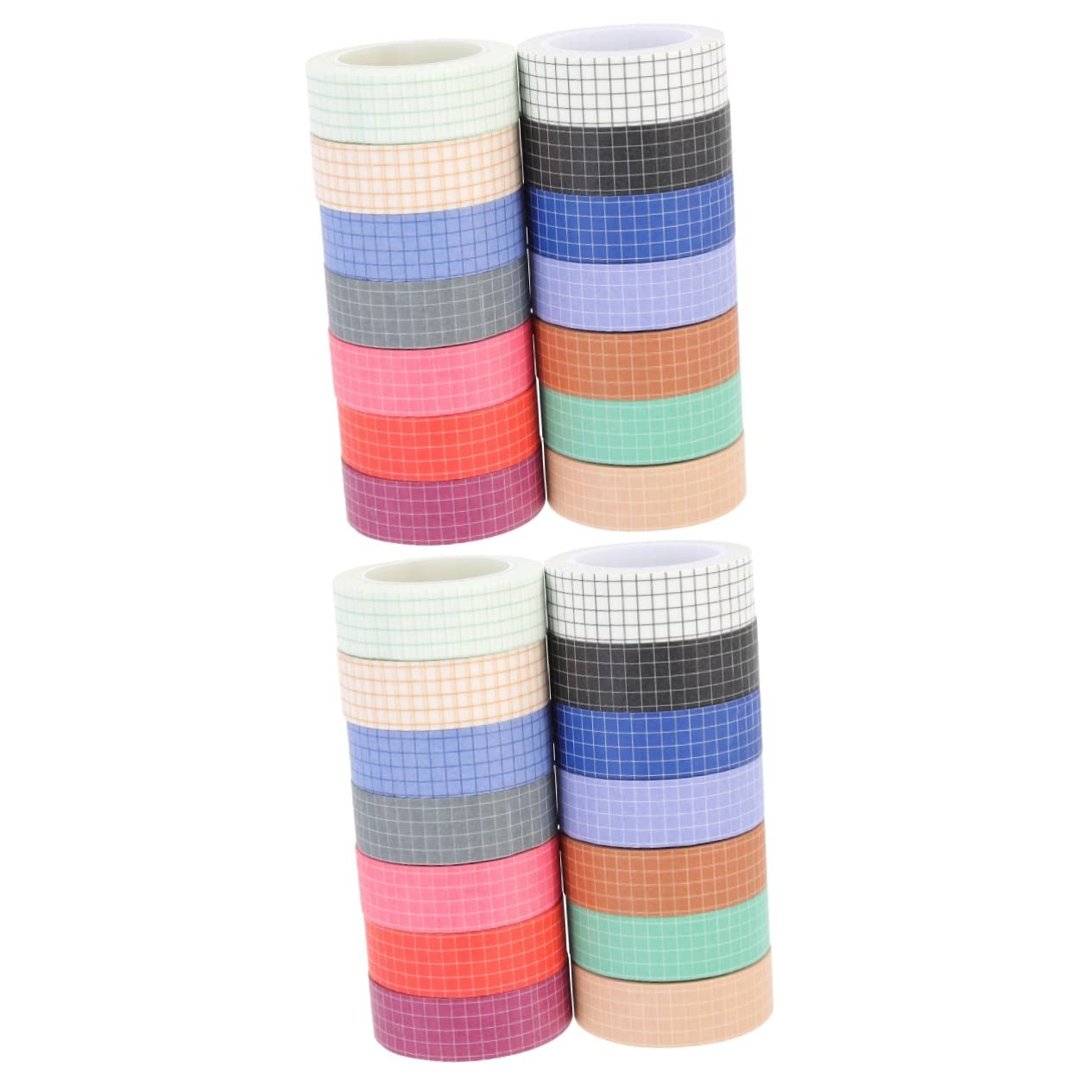 Ciieeo 28 Nastro Decorativo Autoadesivo Con Motivo Di Washi Tape Per Scrapbooking e Decorazioni Creative Stile Misto