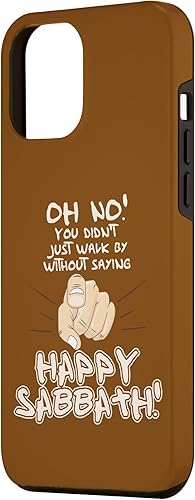 Miniatura 2 de Funda para iPhone 13 Pro Max Black Hebrew Israelite Clothing No Didn't Walk Happy Sabbath