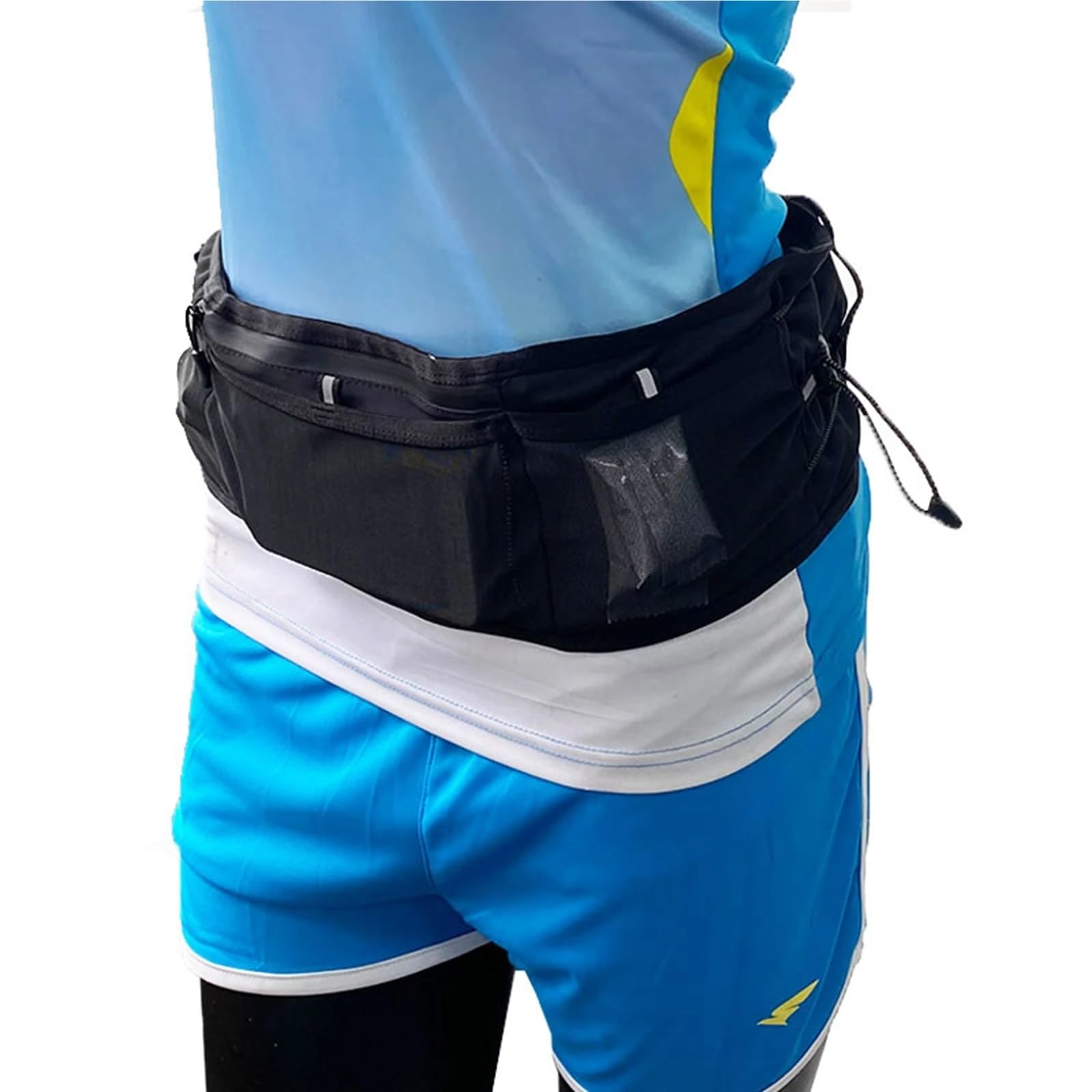 Cinturón for Correr, Ajuste cómodo, Transpirable, Almacenamiento portátil, riñonera for a la Moda, Bolsa for Deportes de Acampada, Fitness, Ciclismo, Gimnasio para Trotar(M)