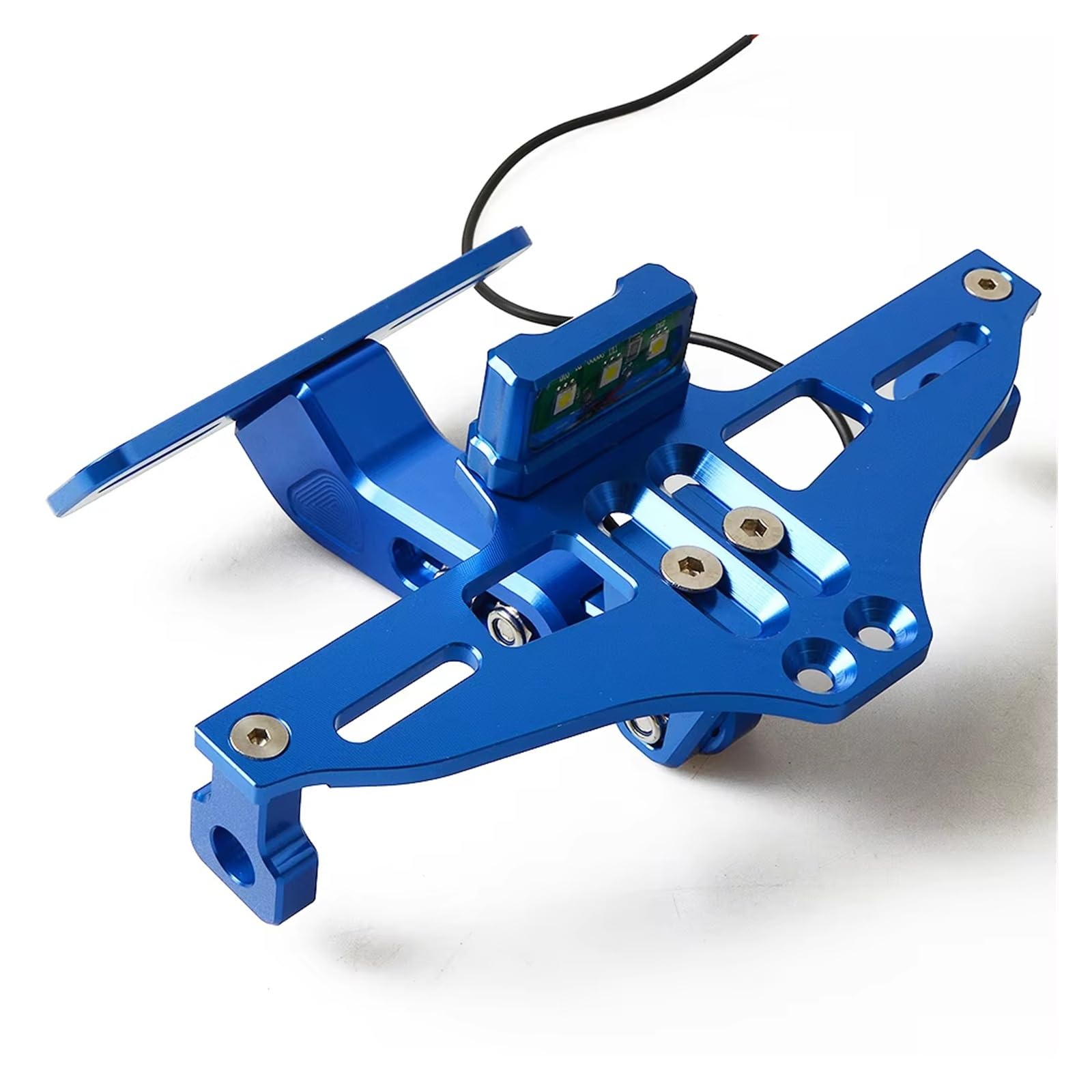 Moto Soporte Matrícula Soporte para Licencia De Motocicleta, Marco Placa Registro Trasero, Amortiguador para Moto 125 para Voge Sr4, MAX