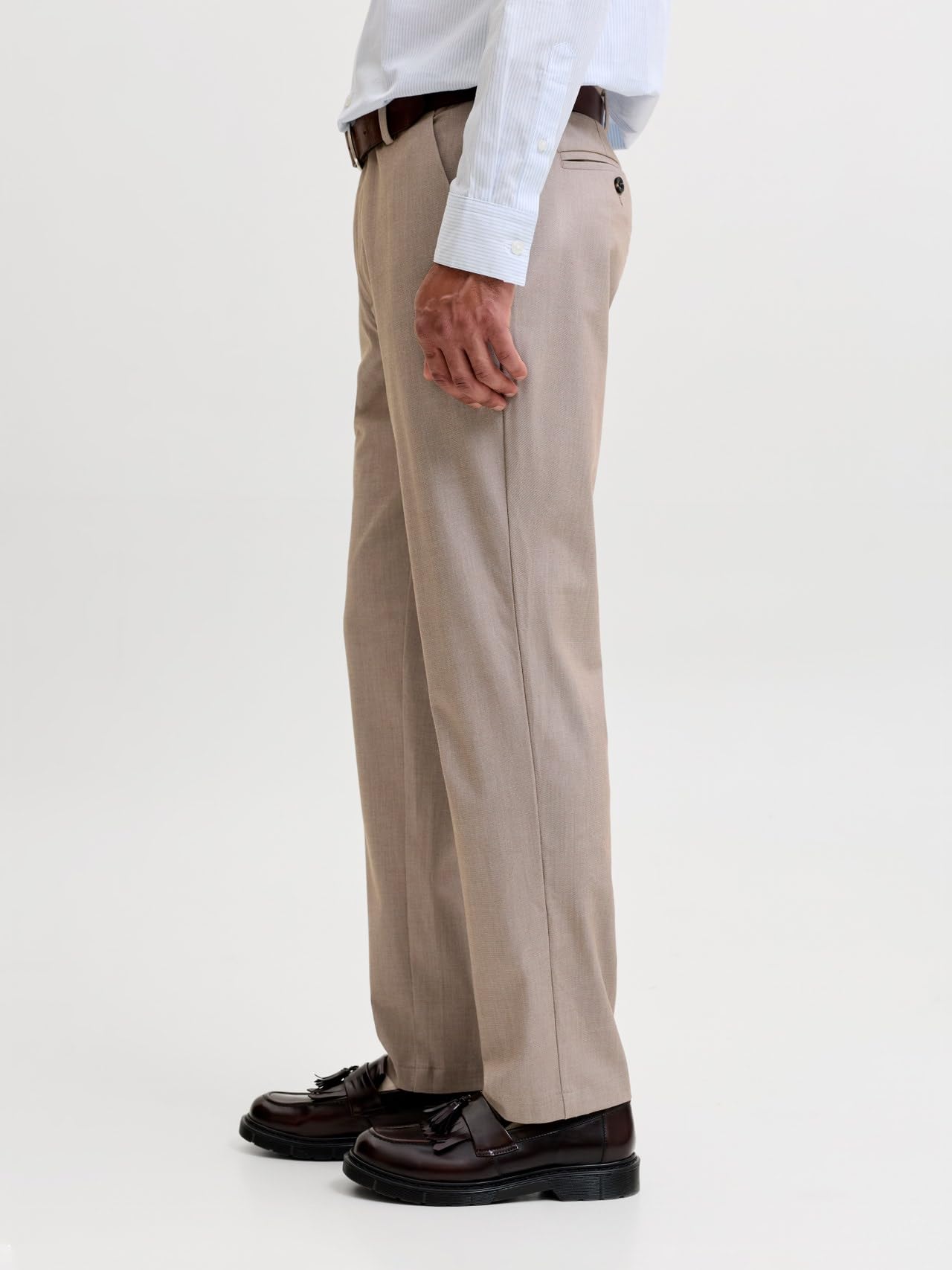 JACK & JONES Herren Chino Hose JPSTOLLIE Connor - Mid Waist - Regular Fit