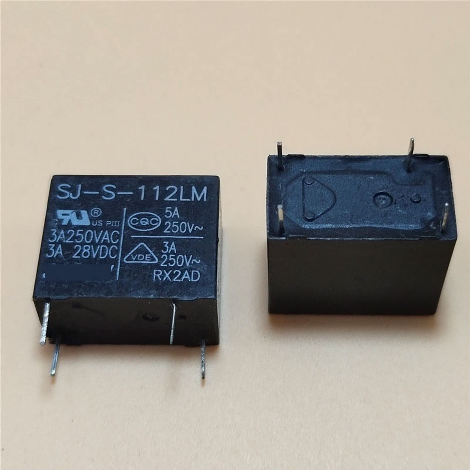 Relais de puissance SJ-S-105LM commutateur électromécanique 4 broches 3A