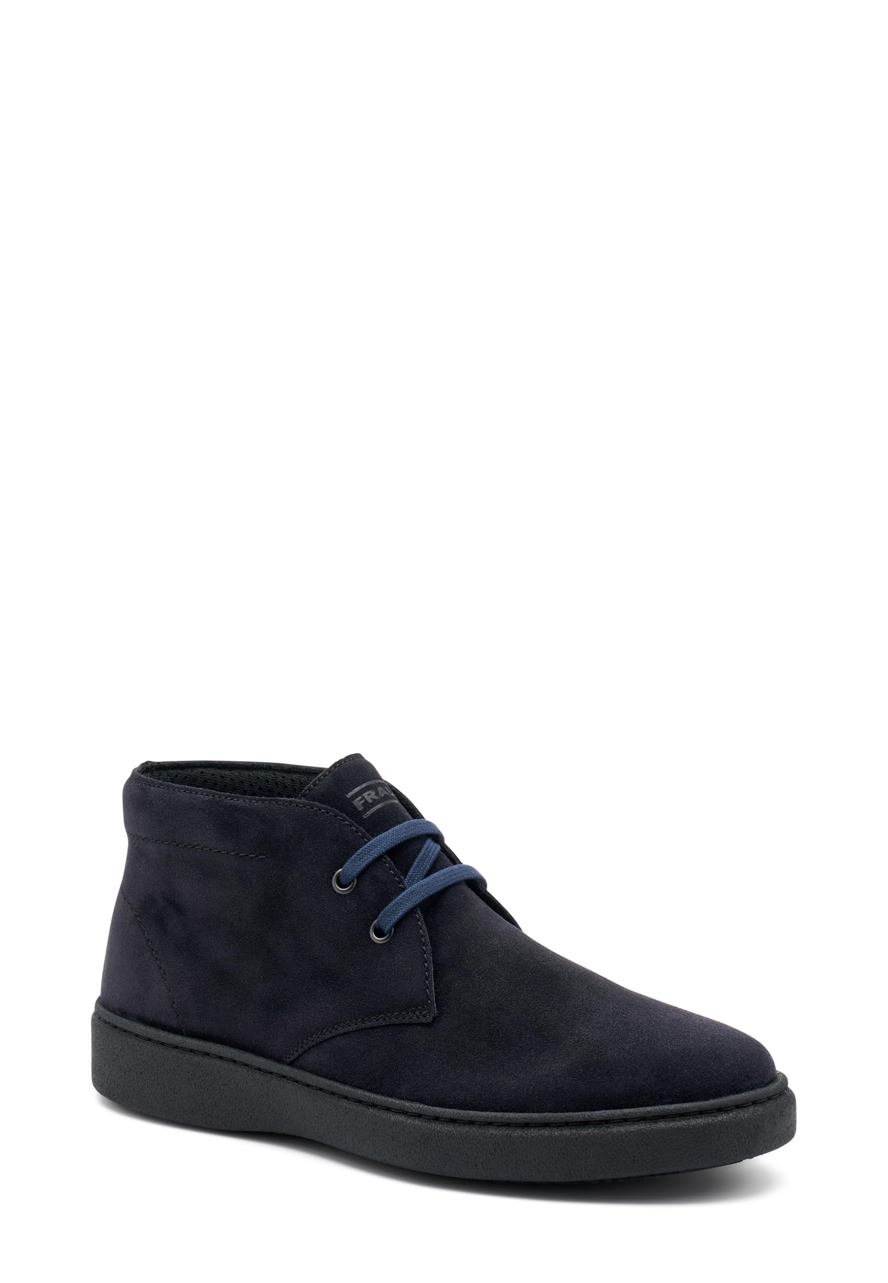 Frau, Stivaletto Casual Uomo in Pelle Scamosciata, Altezza Caviglia, Sottopiede Estraibile in PU e Sughero, Suola in Gomma Molto Flessibile e Antiscivolo, Made in Italy