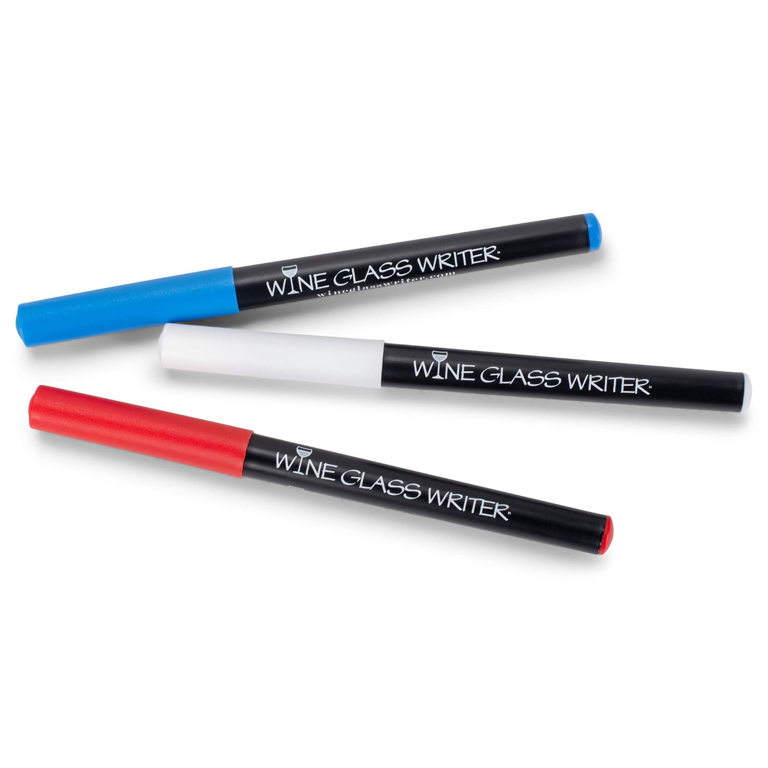 Cork Pops 20777 Wine Glass Pen Accessory, Red/White/Blue Amazon.in