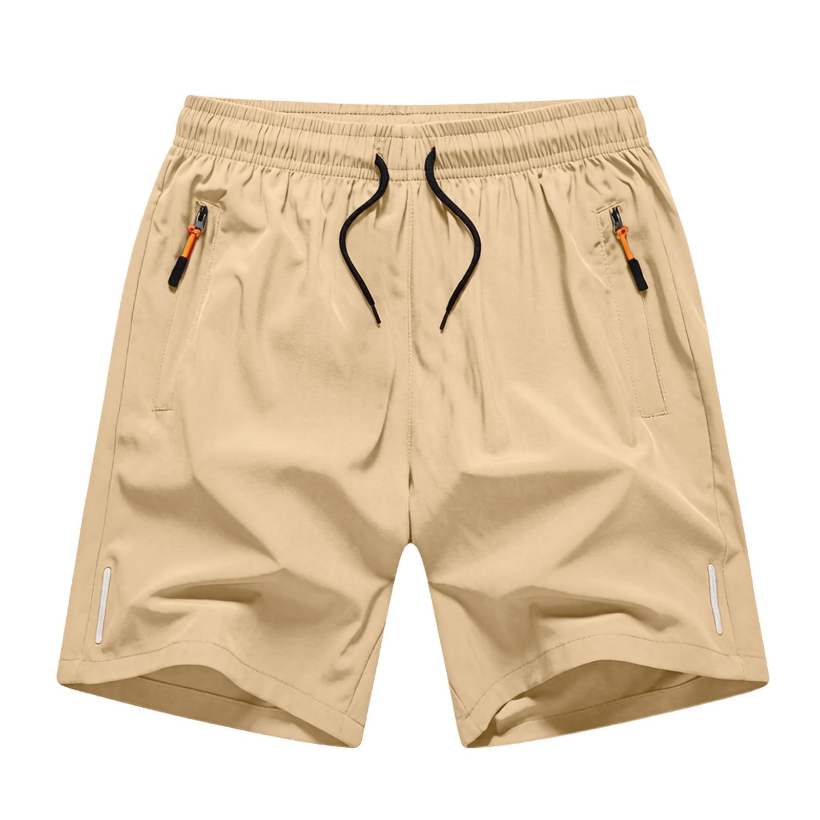 duxyoz Sport-Shorts für Jungen, Multipack, Sweatshorts für Kinder, schnell trocknend, leicht, Laufshorts mit Reißverschlusstaschen, Sport, Fitnessstudio, Sportbekleidung, Schule, kurze Jogginghose mit