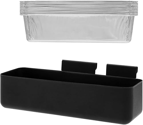 Taza de grasa y bandejas de goteo de aluminio (paquete de 10) para parrillas de Camp Chef, bandeja colectora de goteo/taza de recolección de grasa