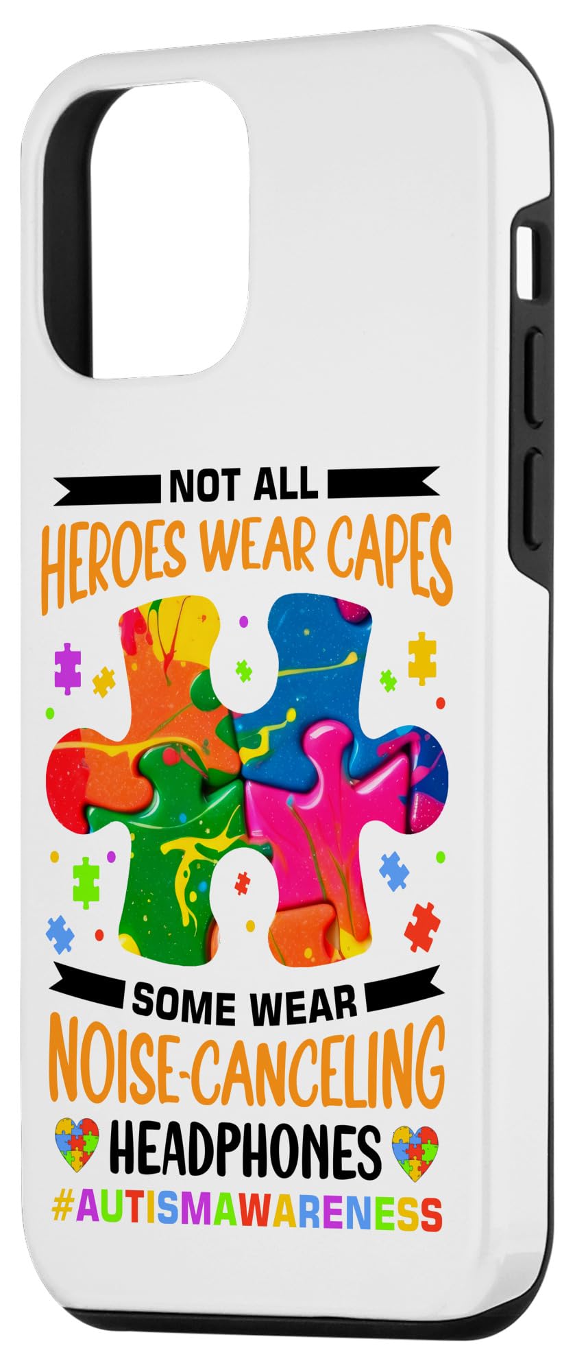 Funny Autism Spectrum Design for Autism Awareness Case for iPhone 12 mini - Image 2