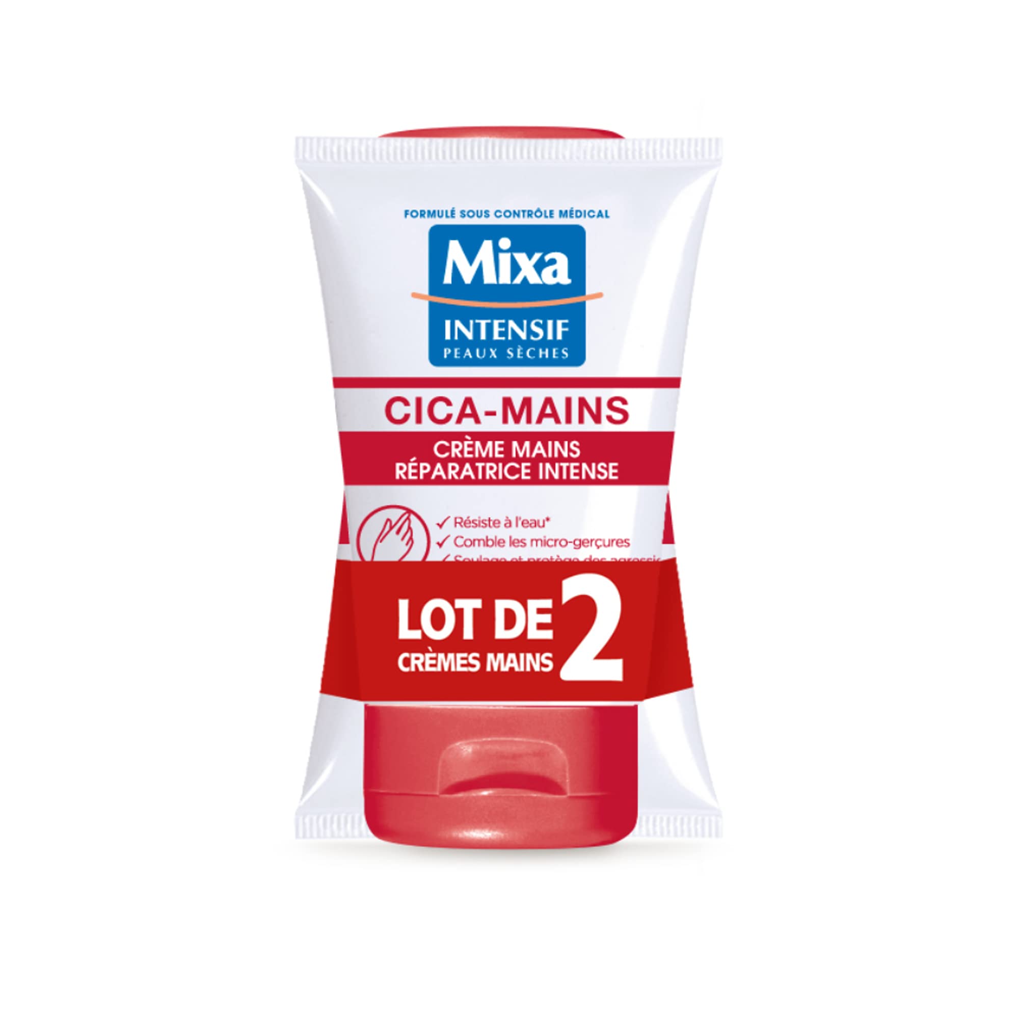 Mixa Cica-Intense Reparating krem do rąk, zestaw 2 x 50 ml