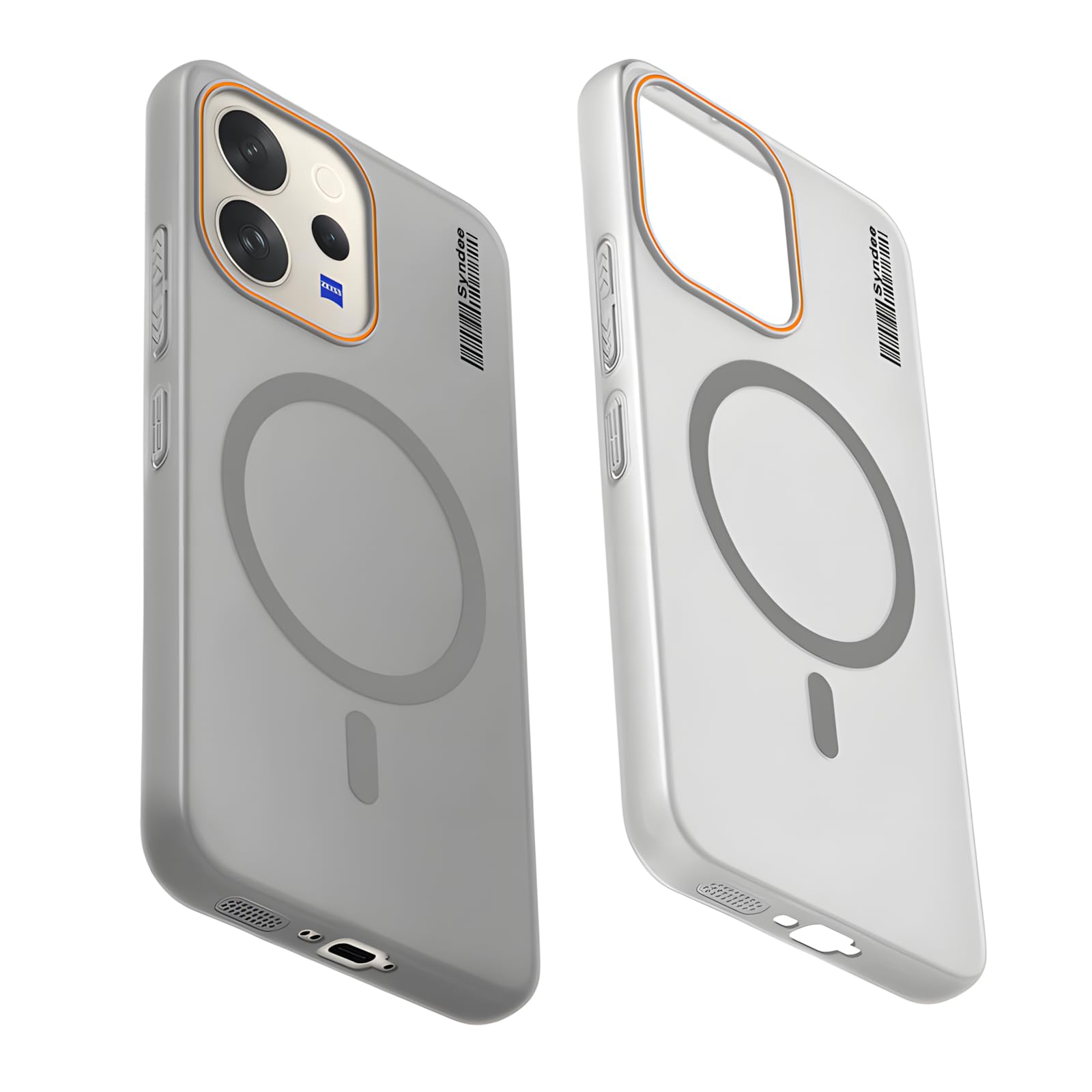 DL3 Mobilak Case Back Cover for HONOR 600 Lite, Sleek Frosted Translucent Back Only Compatible with Wireless Magnetic Accessories | Anti-Scratch Shockproof Phone Case