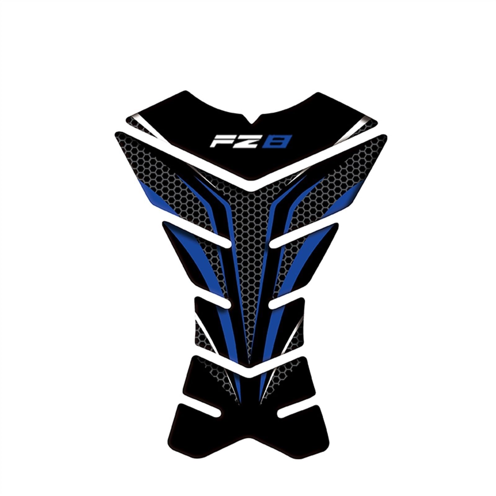 Ysdsls Color7 Motorcycle Tank Pad Decal Stickers Case For Yamaha Fz8 Fz8s(Color7)
