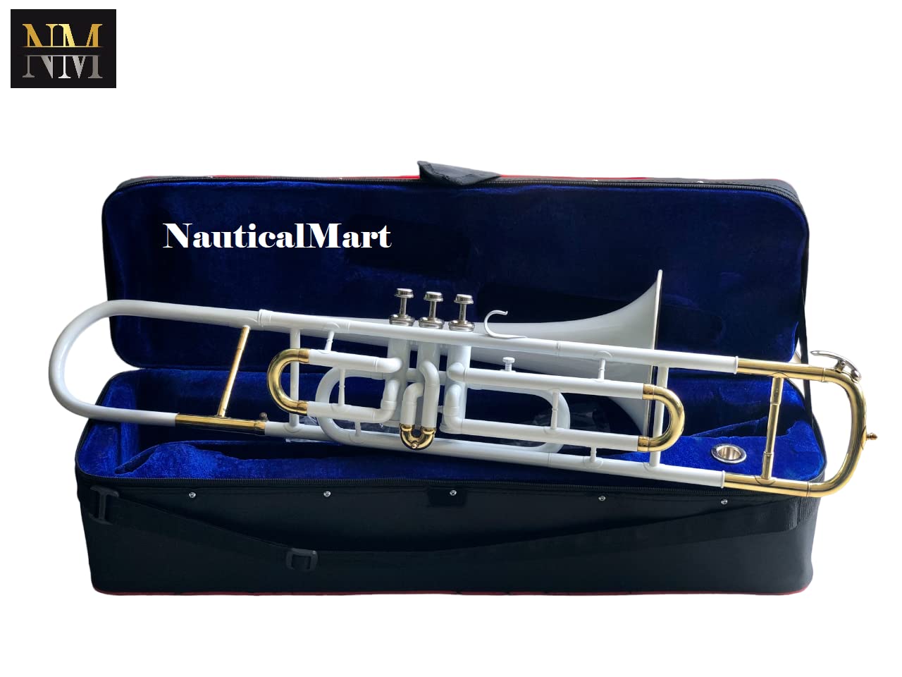 Nauticalmart Valve Trombone Bb White - Image 2