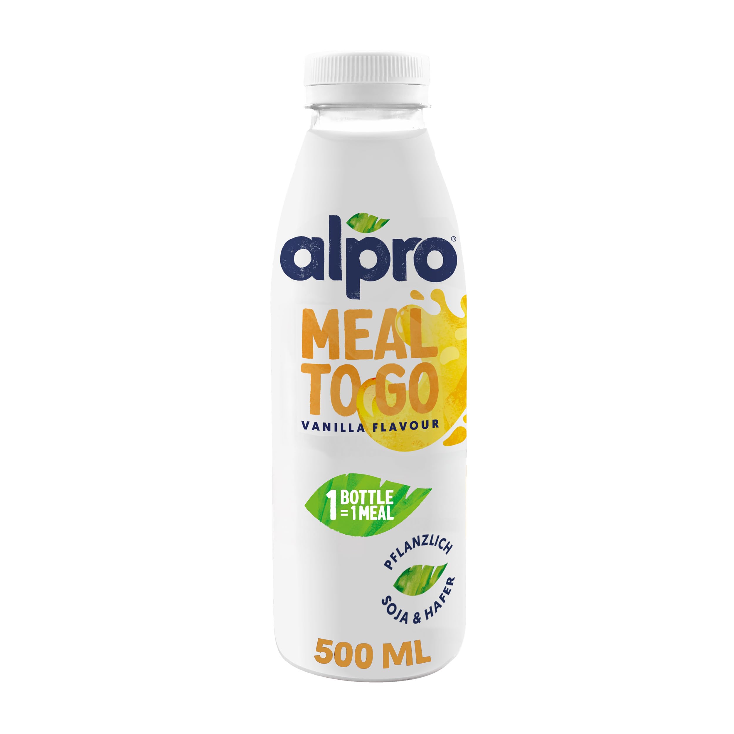Alpro Meal To Go Vanillegeschmack – Proteinreiche Trinkmahlzeit – 6 x 500 ml
