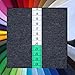 Produktbild Bündchenstoff Bündchen Schlauchware ab 0,25m - XXL extrabreite 140cm - (Anthrazit)