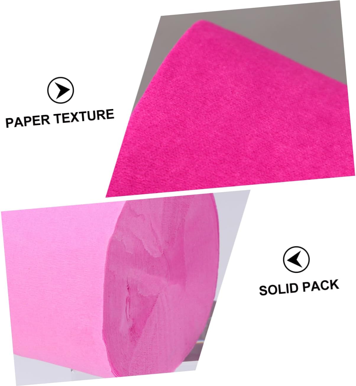 Tofficu 27pcs Crepe Paper Streamers for Party Decorations for Halloween Christmas and Special Occasions and Easy to Use Each White