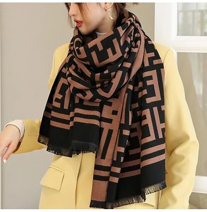 HSR Luxury Cashmere Warm Scarf Brand Shawl Pashmina Wrap for Women