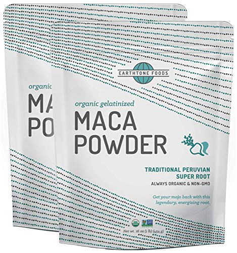 Maca Powder Organic | Peruvian USDA & Paleo Certified Vegan Root - Gelatinized for Enhanced Digestibility, 32 Ounces (2 x 16)