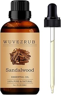 Sandalwood Essential Oils, 30ML Pure and Natural Essential Oil for Aromatherapy Diffuser - Sandalwood /1 Fl Oz
