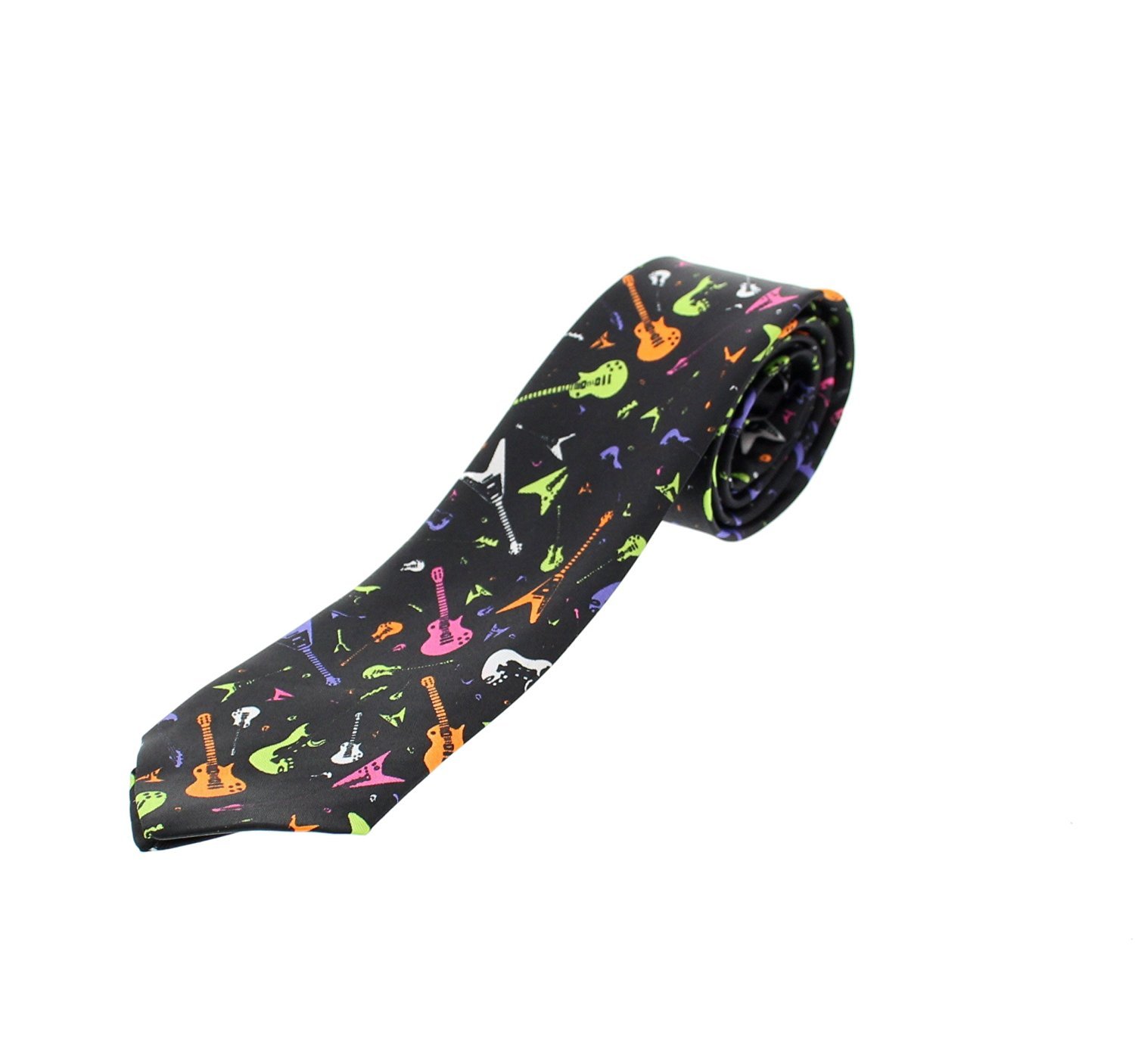 Zac's Alter Ego Unisex Multicolour Ed Electric Guitar Tie