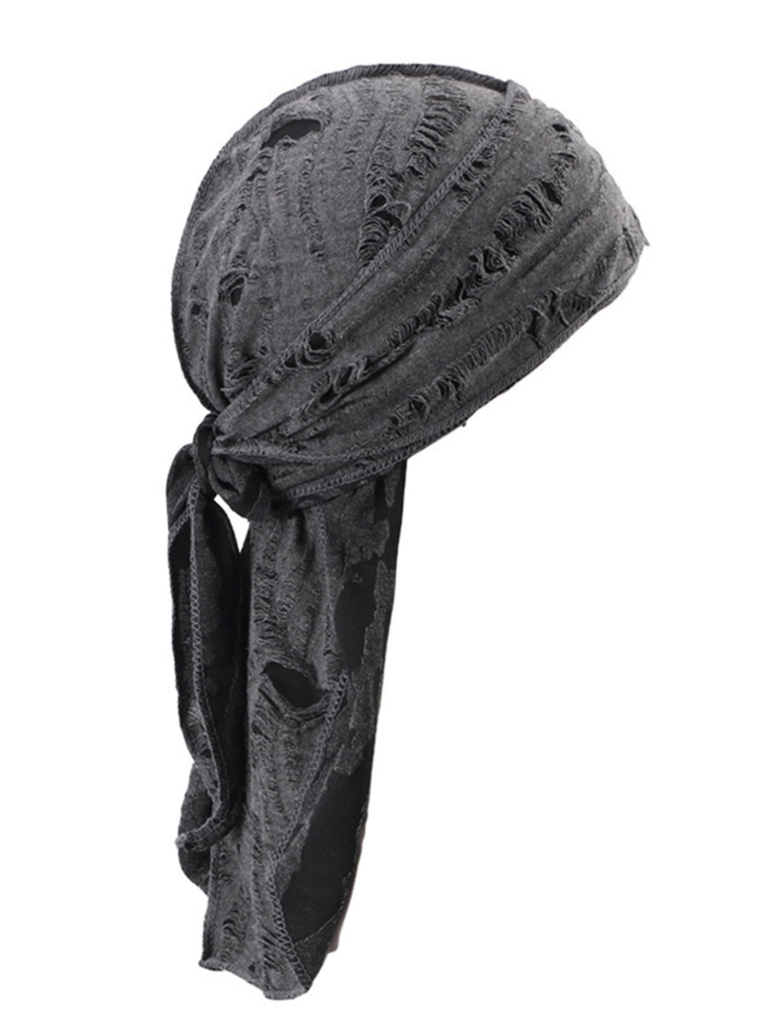 YOOJIA Retro Doo Rag Skull Cap Sweat Tie-Up Head Wraps Breathable Helmet Liner Beanie Dew Rags for Men