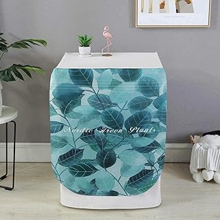Couverture de la machine à laver Couverture imperméable feuilles 60x55x85cm Création de l'écran solaire Tissu plus épais pour une utilisation facile Appliance de lavage Protecteur anti-poussière