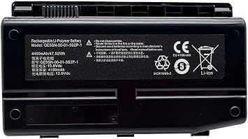 9 دبوس GE5SN-00-01-3S2P-1 استبدال بطارية الكمبيوتر المحمول لسلسلة MECHREVO X7Ti X7Ti-s X6Ti-s F117-F2K F117-F1K T1TI-781SN3