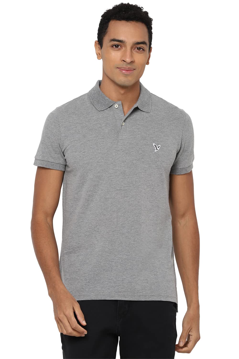American Eagle OutfittersSlim Flex Polo Shirt Grey