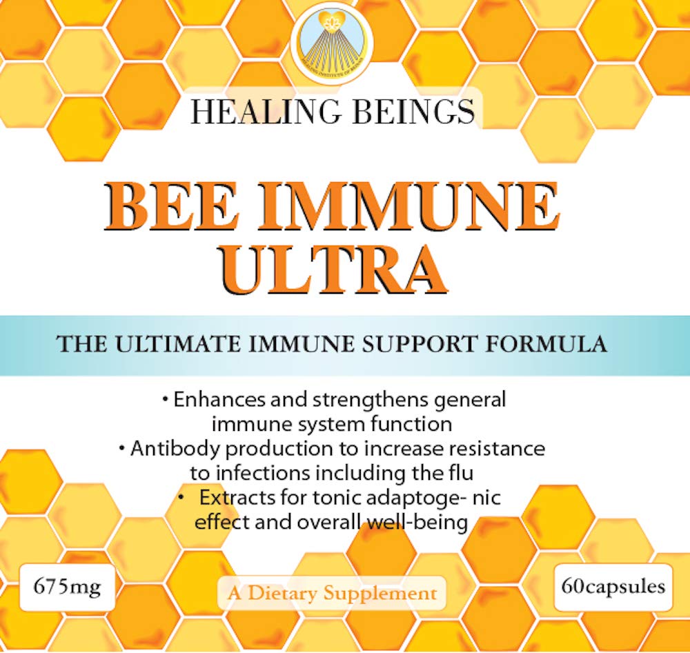 The Original Bee Immune Ultra - This Doctor Formulated Next Generation Bee Immune is Safe and Natural Support to Increase Overall Immune System Wellness.