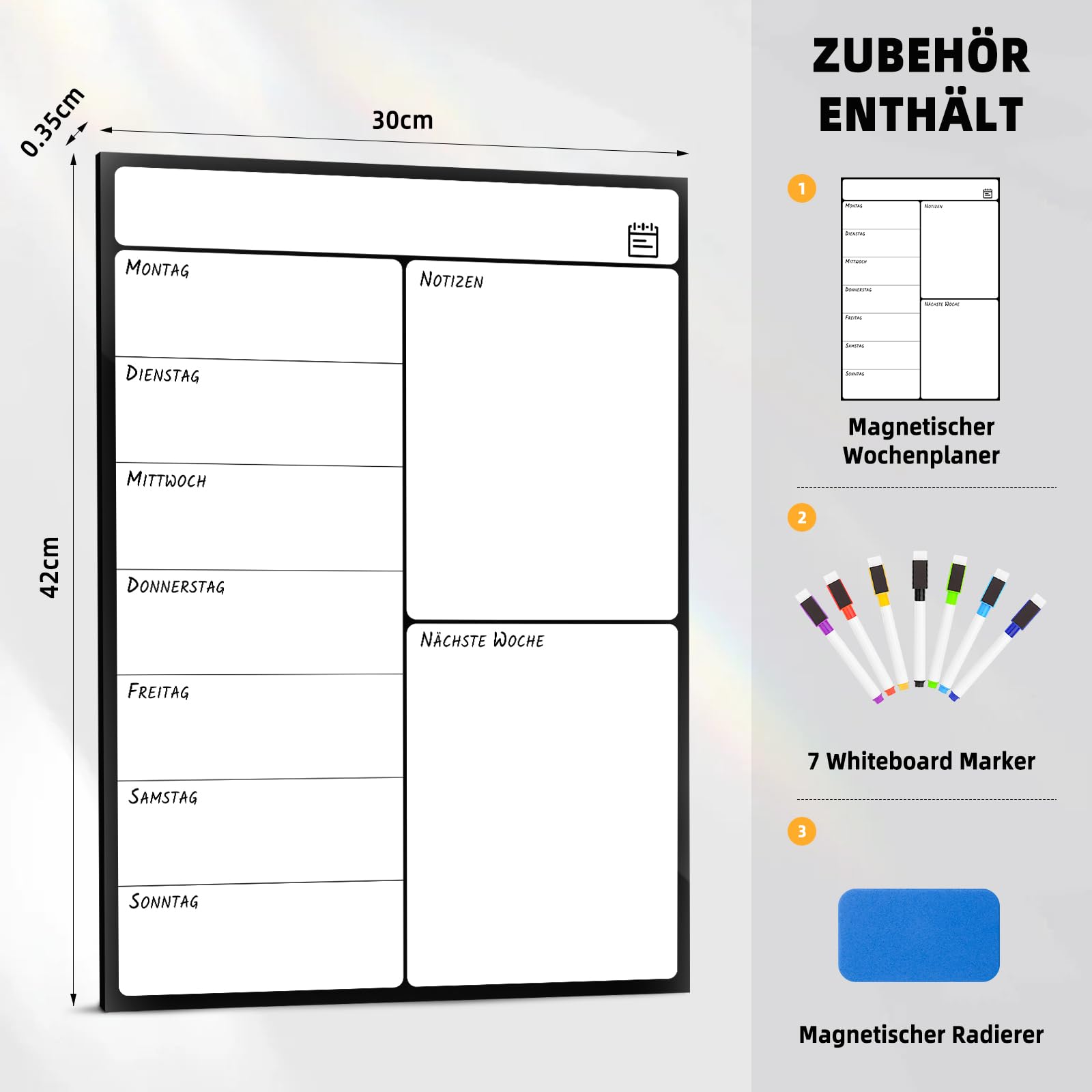 Magnetischer Kalender Für Kühlschrank Planen Sie  Produktbild-Vorschau 6