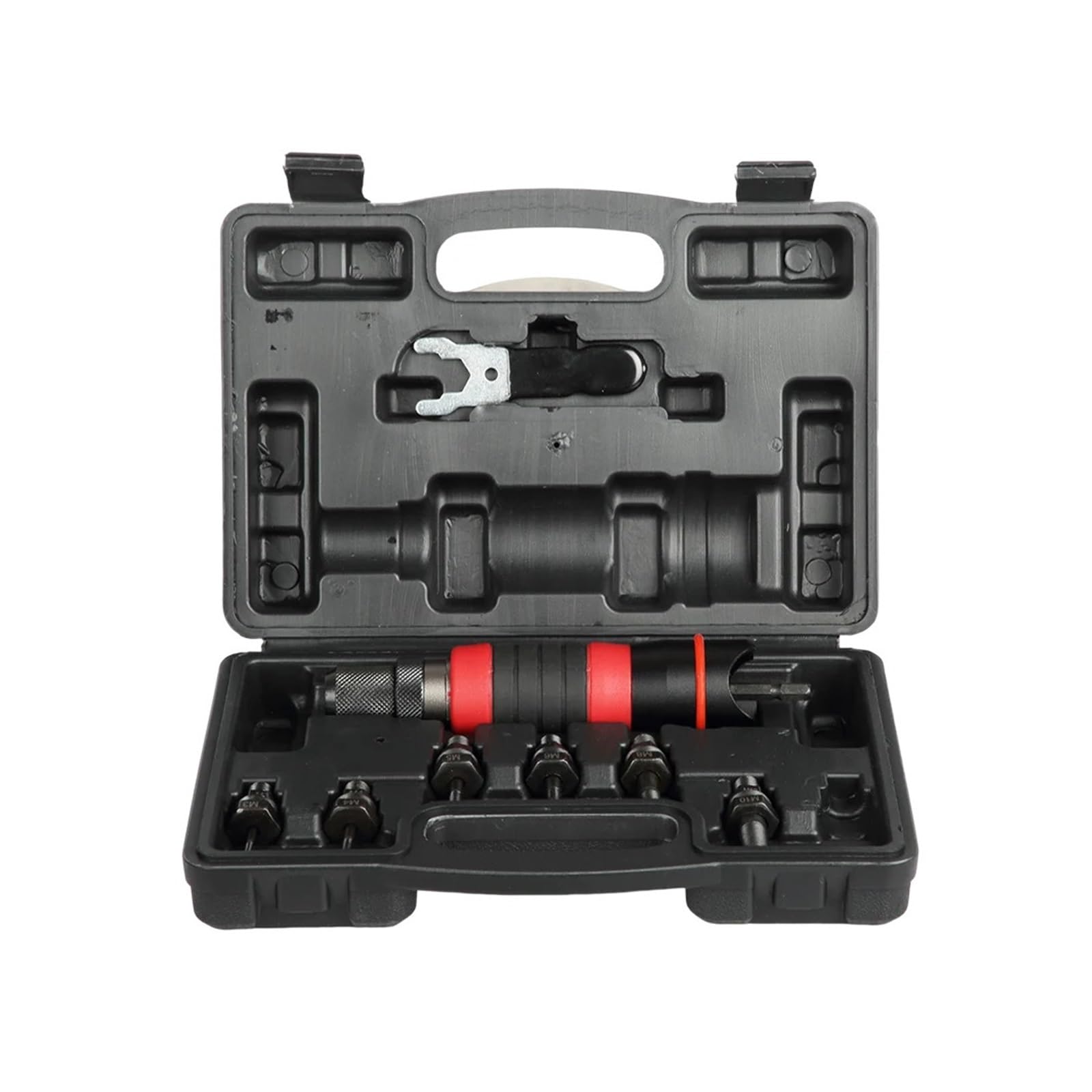 Bcxzppqdl As The Picture M3 M4 M5 M6 M8 M10 Home Rivet Nut Gun Converter Kit Removable Diy Nut Insert Nut Riveting Tool Cordless Electric Riveting Tool(As The Picture)