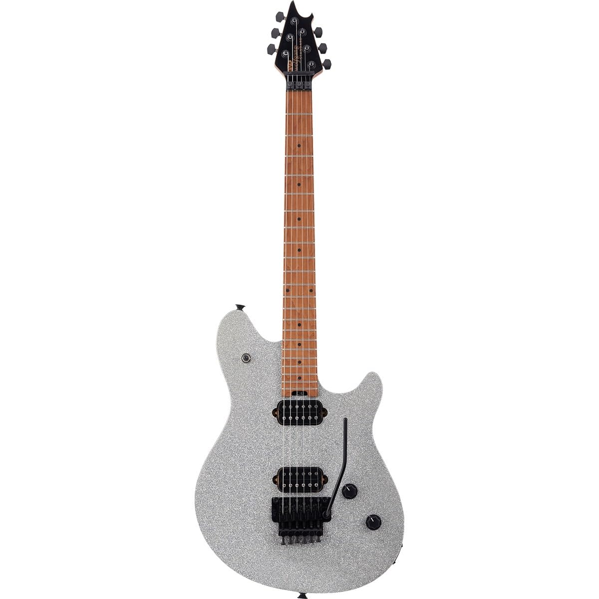 Amazon.com: EVH Wolfgang Standard Electric Guitar - Silver Sparkle  