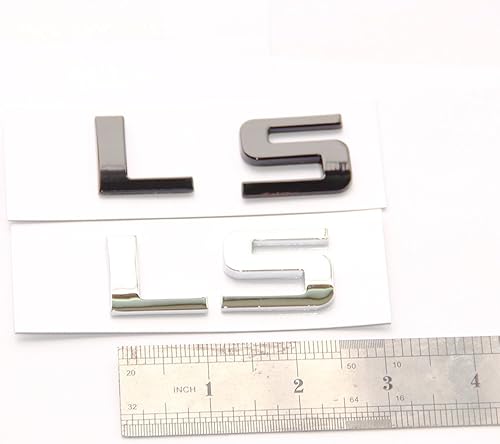 Miniatura 3 de yoaoo 1x OEM cromado LS Carta Placa Emblemas Insignia HHR de aleación trasera Compartimiento Tunk Tapa Chevrolet brillante