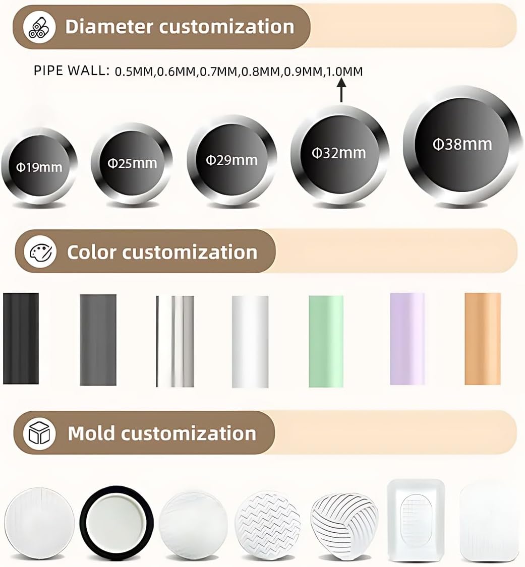 Adjustable Heavy Duty Telescopic Tension Rods - No Drill Shower Curtain Rods for Bathroom, Closet, and Bedroom - Easy Installation & Versatile Use,Gray,360-450cm