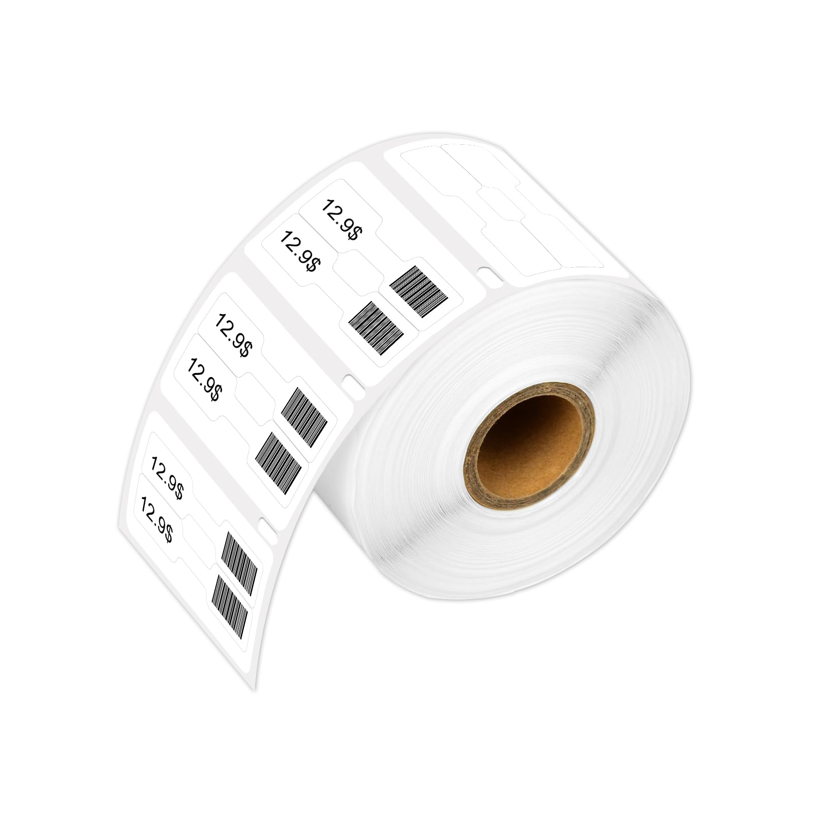 GREENCYCLE 1 Rolls Compatible for DYMO 30299 LW 2-Up Jewelry/Price Tag Labels 3/8" x 3/4" for LabelWriter Printers 450 450 Turbo, 4XL, 400 450 Twin