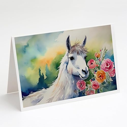 Miniatura 19 de Caroline's Treasures DAC2871GCA7P - Tarjetas de felicitación de bisonte americano, paquete de 8 tarjetas en blanco con sobres, tamaño A7, 5 x 7