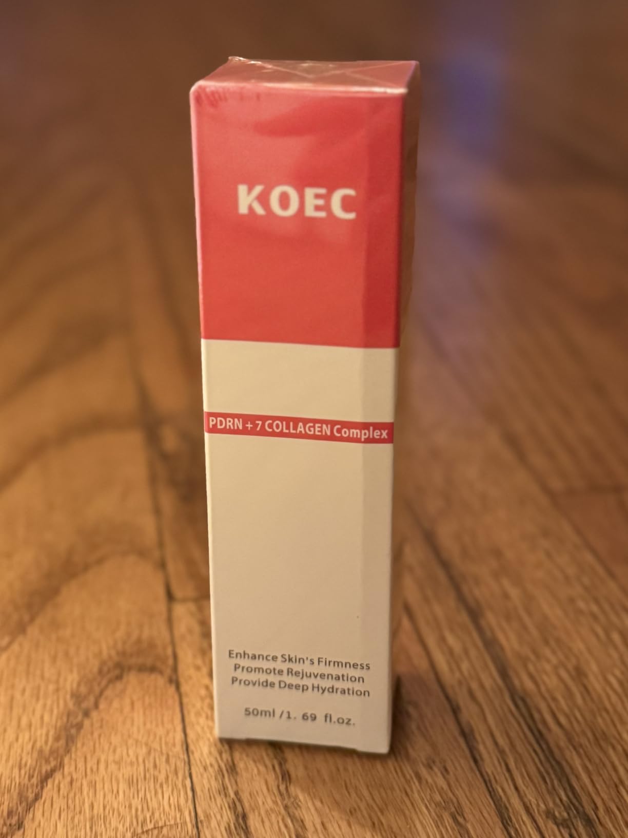 KOEC PDRN Collagen Jelly Cream with 7 Collagen Complex,PDRN Pink Peptide Face Cream for Deep Hydration & Skin Elasticity & Uneven Skin Tone,Face Moisturizer for Glass Skin Glow 1.69 Fl Oz