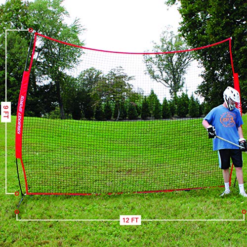 Rukket 12x9ft Barricade Backstop Net, Indoor and Outdoor Lacrosse