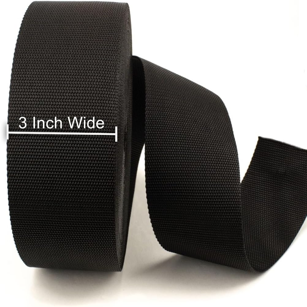 Country Brook Design - 3 Inch Heavy Polypropylene (Polypro) Webbing - 2 Vibrant Colors