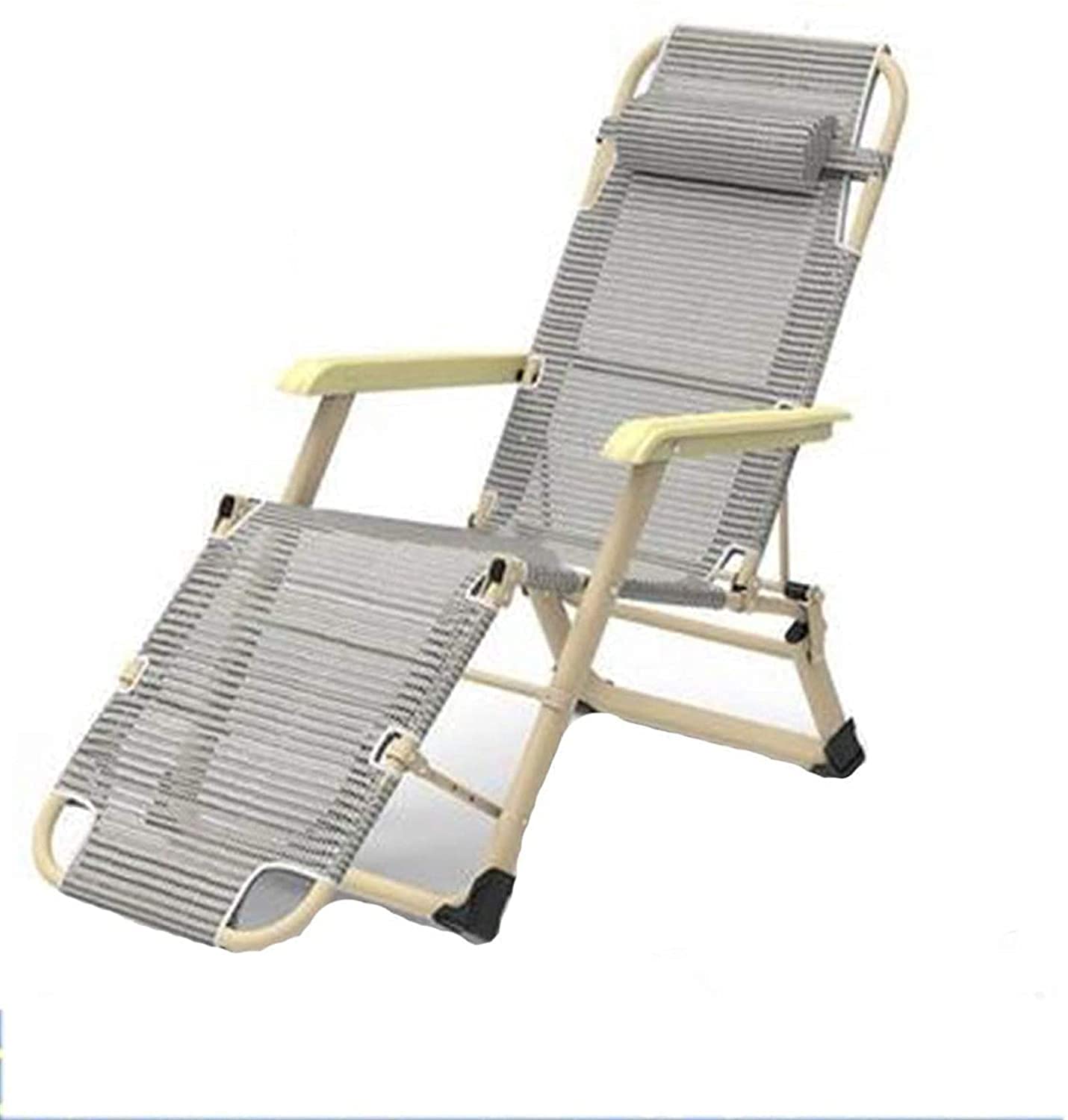 WOTZOV Recliner Lounge Folding Chair, Outdoor Sun Loungerss, Garden Lounger Chairs Folding Outdoor Sun Loungers Chair Portable Lounger Recliner For Office Lunch Break Home Nap Recli