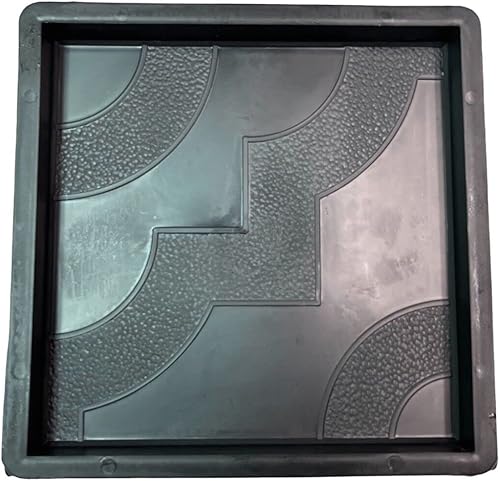 Molde de plástico único para hacer hermosas piedras de hormigón para patio