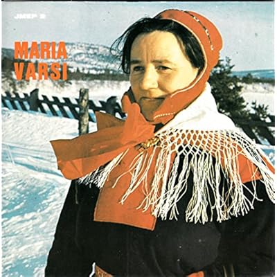 VARSI, MARIA / SANG PA NORDLAPSKA / Bildh&uuml;lle mit 4seitiger ORIGINAL Text-Beilage / JOKKMOKKS MUSEUM # JMEP 2 / Schwedische Pressung /7" Vinyl Single Schallplatte / TRYGVE MADSEN /