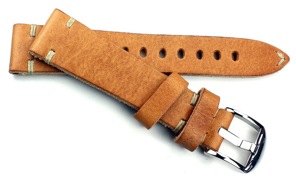 Sulla Vintage Uhrenarmband aus Sattelleder Shabby shick Unikat