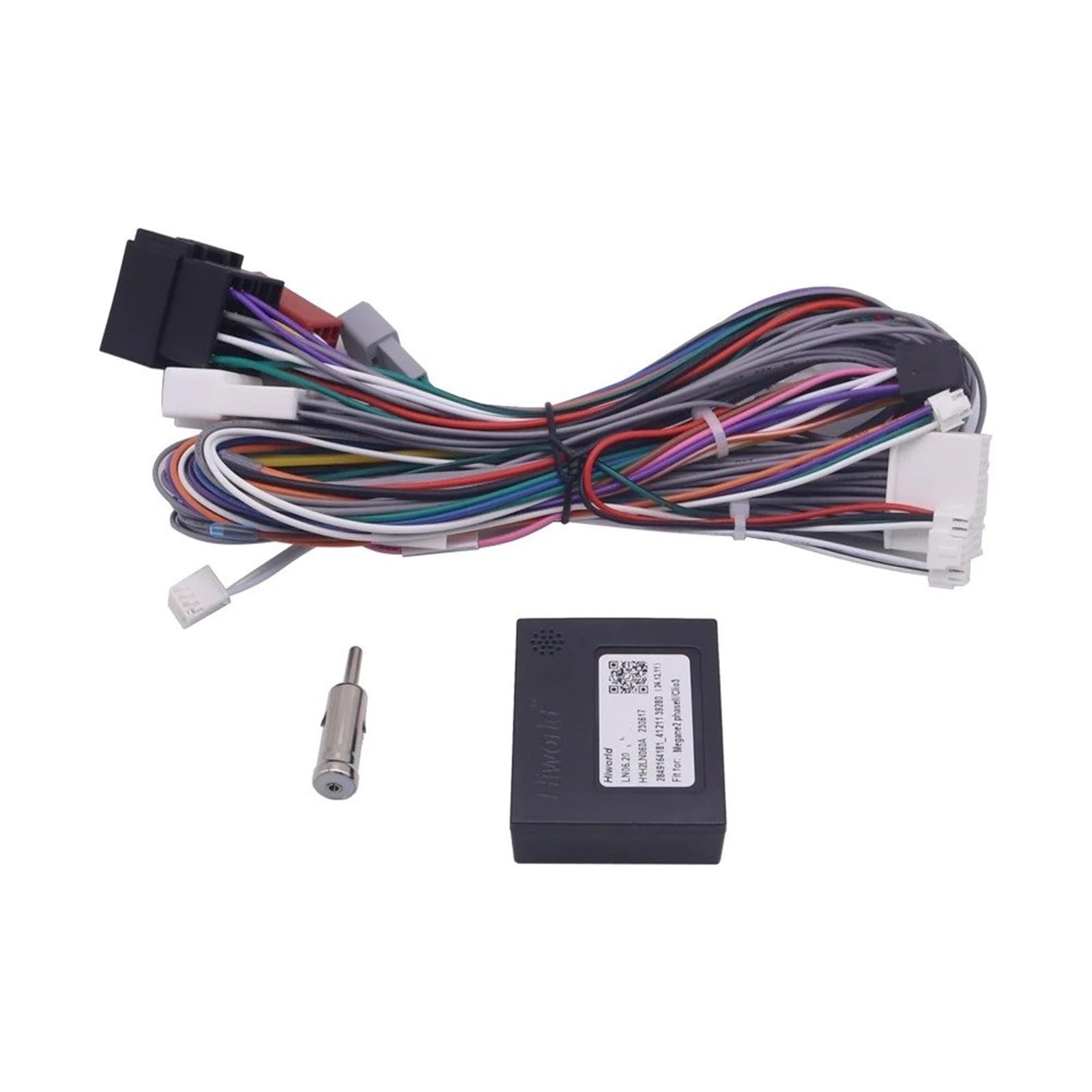 Cadre Panneau D'autoradio Câble De Câblage d'alimentation Stéréo De Voiture 16 Broches Canbus Réserve L'autoradio OE pour Megane 2 2004-2007 | Cable canbus