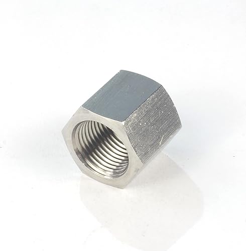 Miniatura 2 de HFS (R) Tapa de extremo 12" Npt hembra - Acero inoxidable 304 Montaje de tubería Cabeza hexagonal 1PC Paquete