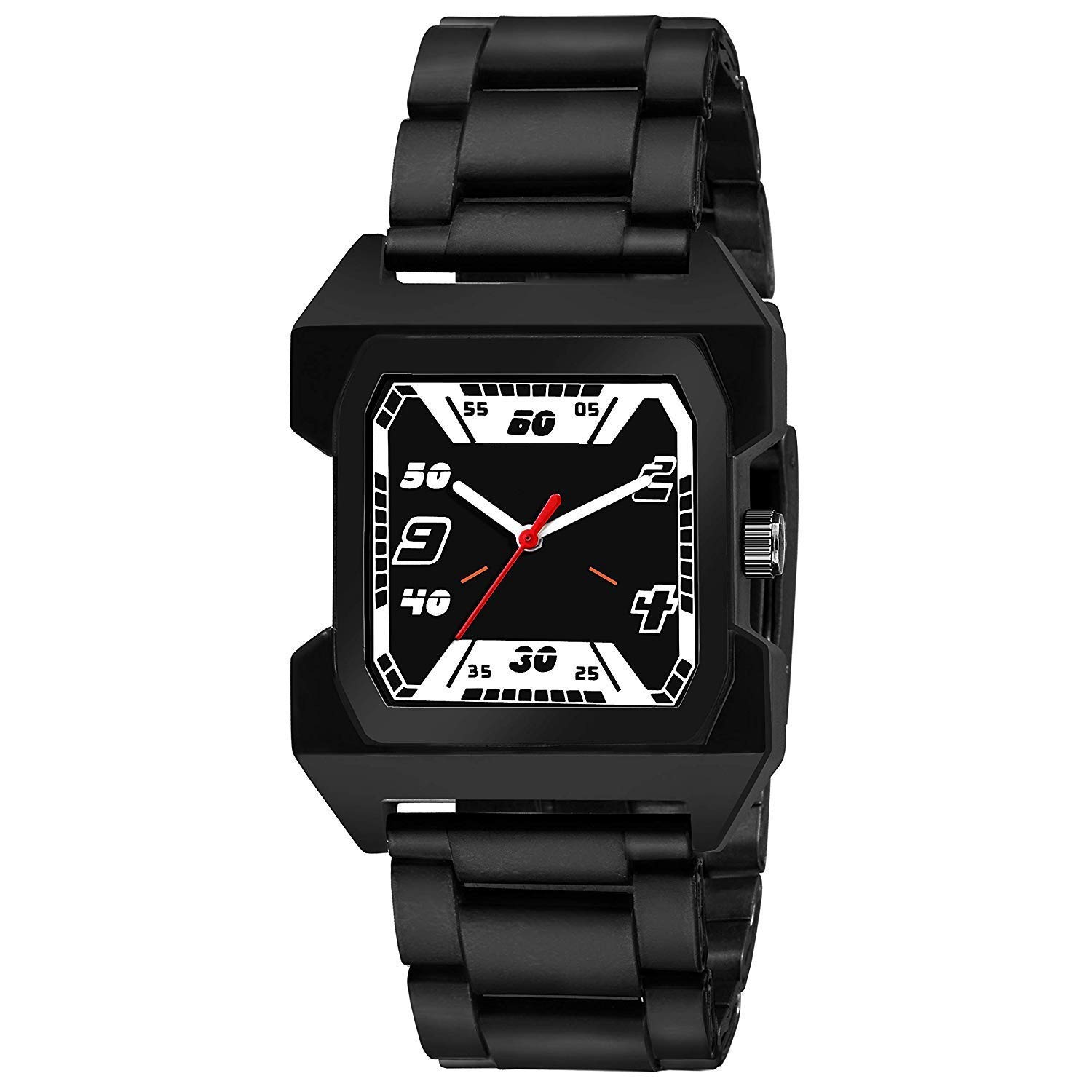 Watch City Analogue Multicolor Dial Stainless Steel Belt Watch for Mens and Boys (Black) (B08R66XTV9) Amazon Price History, Amazon Price Tracker