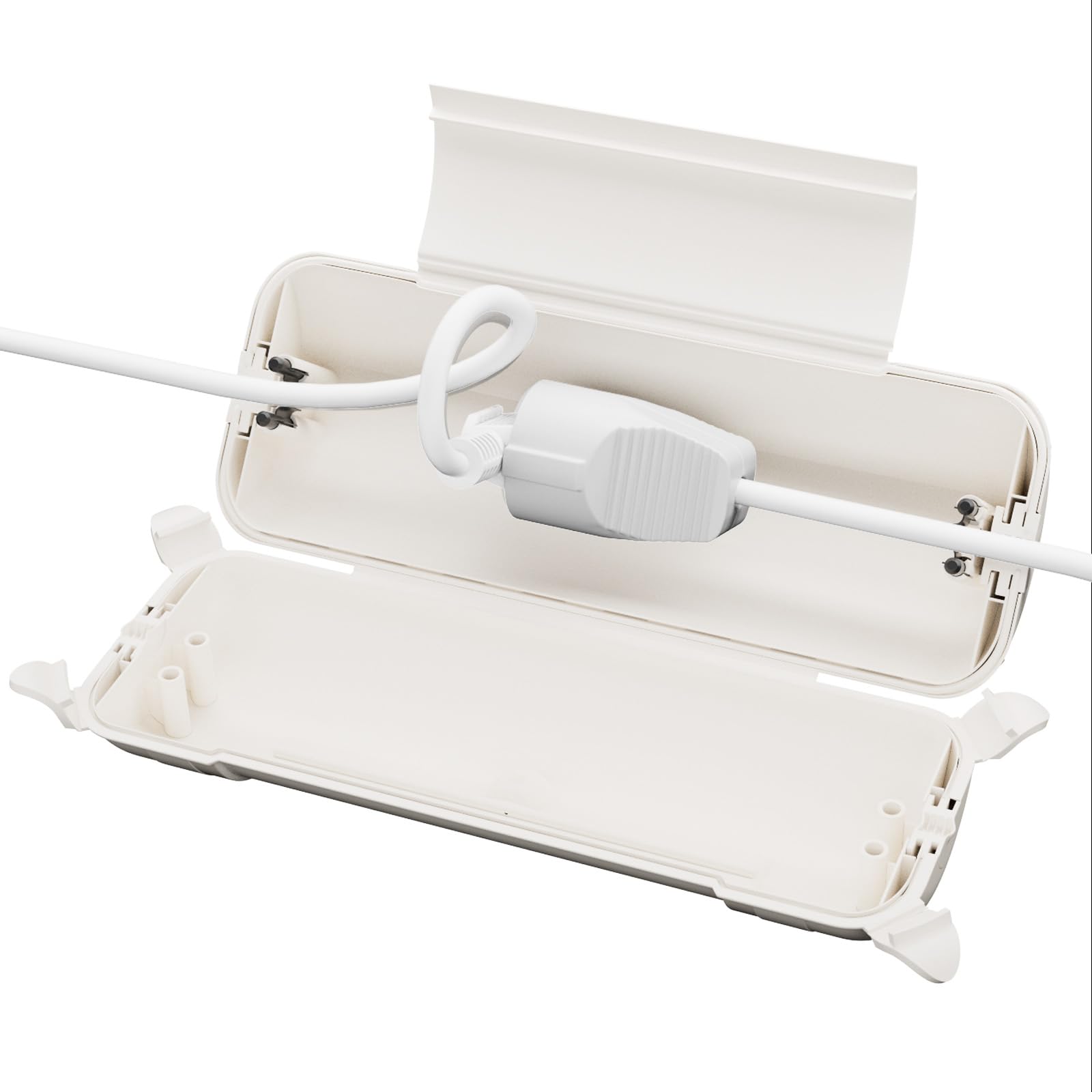 Outdoor IP44 wasserdichter Safe Box (290 x 110 x 75 mm), wetterbeständige Große Schutzbox für Verlängerungskabel, Urlaubsdekorationen, Elektrowerkzeug, Kunststoff