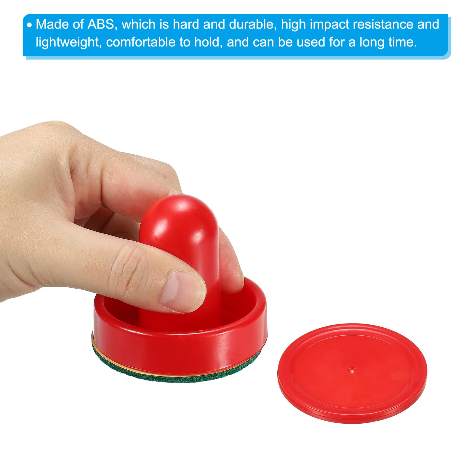 PATIKIL Spingitori Air Hockey e Air Hockey Dischi, Accessorio di Ricambio per Maniglie Paddle Tavolo Gioco