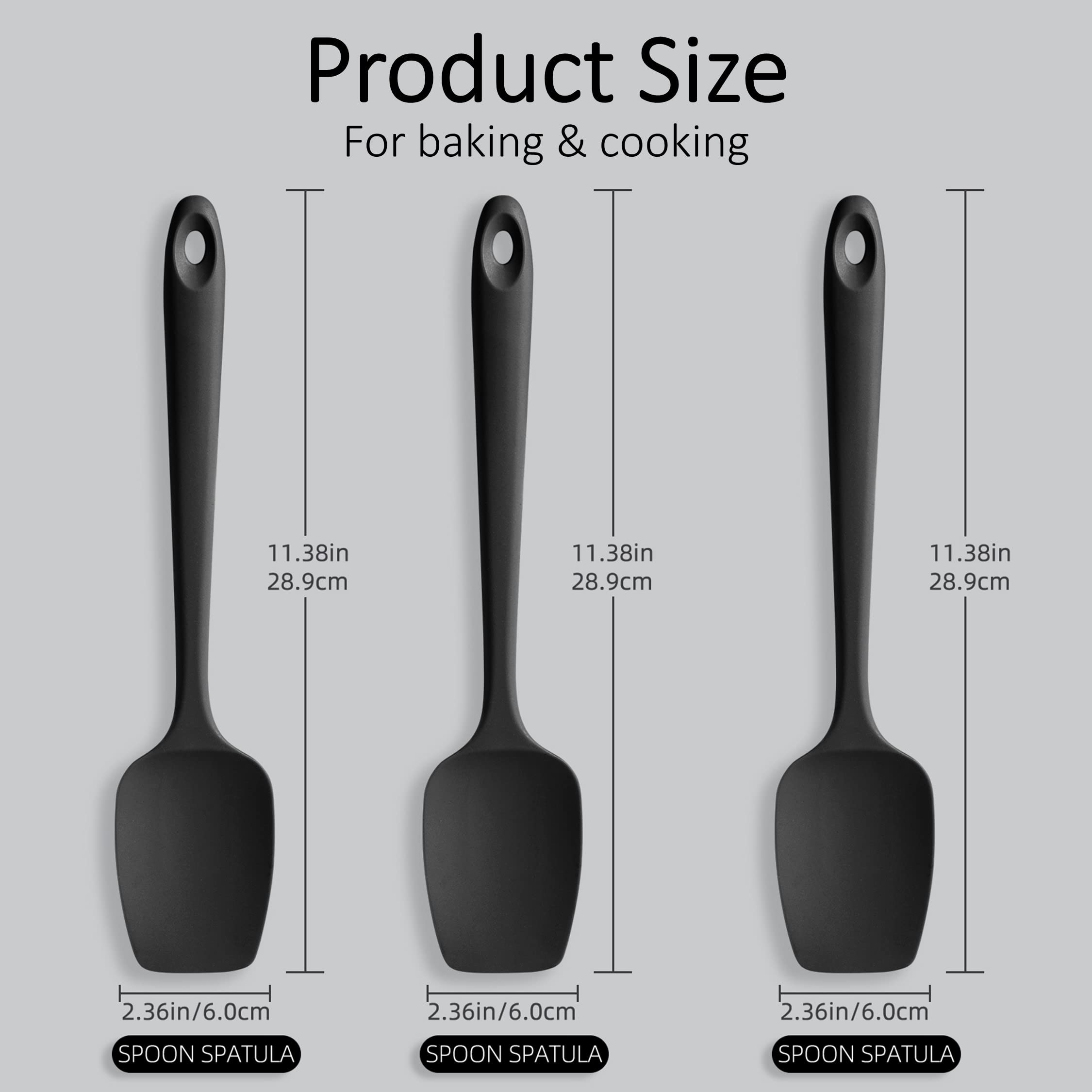 Esptula De Silicona Geekhom Para Cocina, Resistente Al Calor